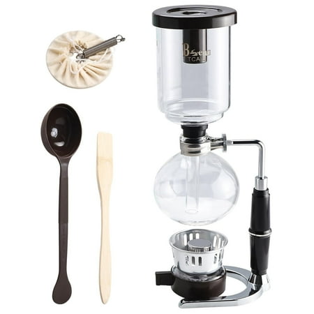 

5-Cup Coffee Syphon Tabletop Siphon Gravity Coffee Maker Glass Siphon Vacuum