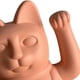 thumbnail image 4 of Dibujos animados Estatuas Escultura Adornos de resina para empresas Inauguración Oficina Escritorio pequeña sala Rojo Soledad Estatuilla del gato de la suerte, 4 of 7
