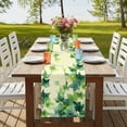 thumbnail image 4 of Table Runners 90 Inches Long Dress Scarves, Country Leaves Farmhouse Coffee/Dining/Kitchen Table Runner for Living Room, Green Leaf Branches Vine Botanical Rustic 13x90 Inch, 4 of 9