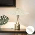 thumbnail image 4 of Pantalla de lámpara plisada, cubierta de lámpara de tela, cubierta de luz colgante moderna E27, 4 of 5
