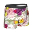 thumbnail image 3 of Disketp Butterflies And Vintage Men'S Boxer Briefs,Soft And Breathable Cotton Underwear With Comfortflex Waistband, 3 of 8