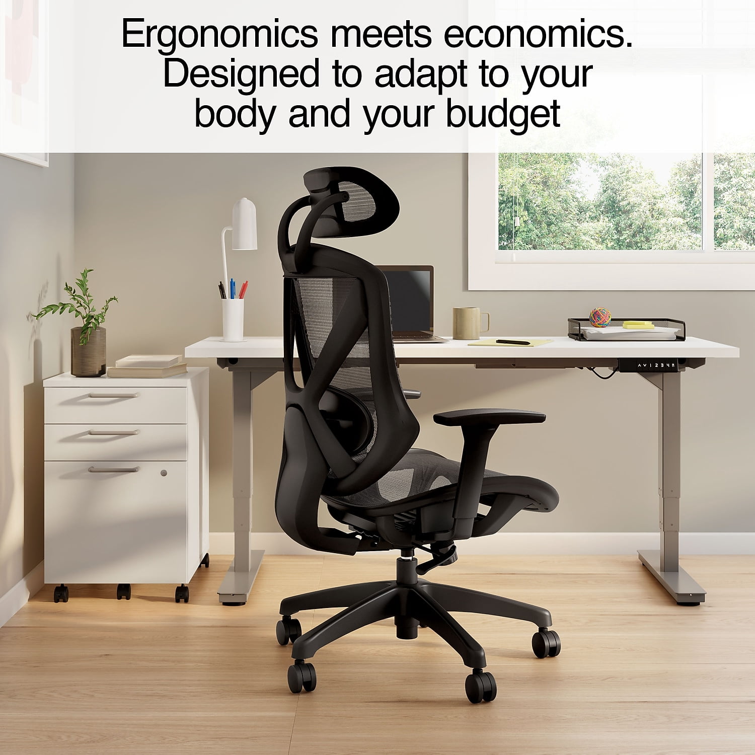 Staples Dexley Mesh Task Chair Black (56946)