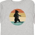 thumbnail image 4 of Inktastic Skateboard Bear Retro Sunset Boys or Girls Long Sleeve Toddler T-Shirt, 4 of 5