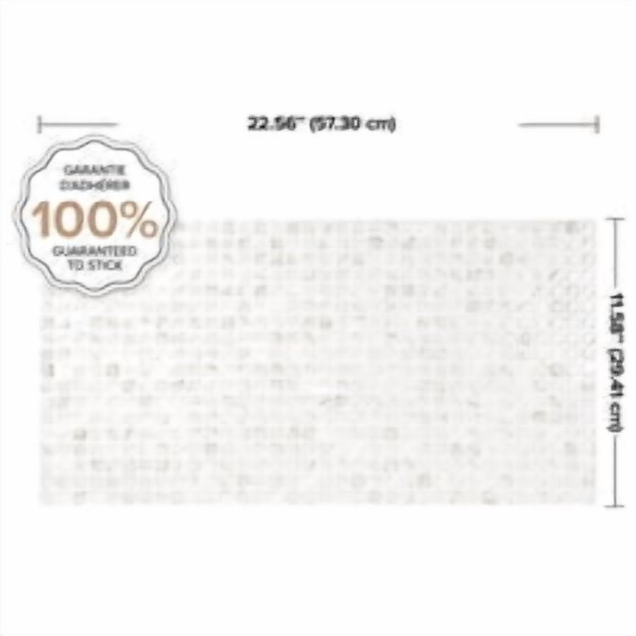 Smart Tiles Peel and Stick Backsplash, 5 Adhesive Tiles, Blok Grey/White, 22.56"x11.58"