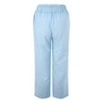 thumbnail image 3 of Gubotare Women's Pants Casual Women's Cropped Mid-Rise Skinny-Fit Chino Pant (Blue,XL), 3 of 5