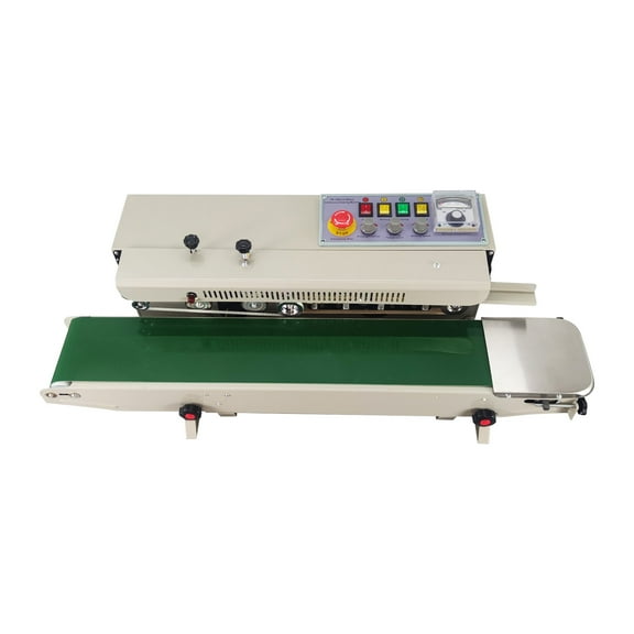Auto Continuous Sealing Machine Digital Display Band Sealer Horizontal Bag Film Sealer for Aluminum Foil Bag Plastic Bag FRD-1000-II 110V