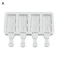 thumbnail image 2 of Popsicles Mold, Ice Cream Mold Cake Pop Mold 4 Cavities Silicone Popsicle Molds Maker, Easy Release Ice Pop Cream Molds for DIY Ice Popsicle, Multi-style Optional, 2 of 8