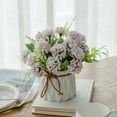 thumbnail image 2 of AYktou Fake Flowers in Vase,Mothers Day Gifts & Fathers Day Gifts,Fake Flowers Hydrangea Flower Pots Silk Flowers for Wedding Gifts,Teacher Appreciation Gifts,Graduation Gifts,Valentine's Day Gifts, 2 of 7