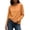 Orange1, variant on yillto Tshirts for Womens Long Sleeve Basic Shirts Sofy Stretchy Crew Neck Solid Color Loose Tees