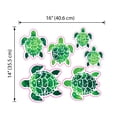 thumbnail image 3 of WIRESTER Clear Decal Vinyl Wall Sticker Decoration for Home Office Living Room Wall Bathroom Toilet - Green Sea Turtles, 3 of 8