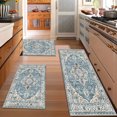 thumbnail image 2 of Kitchen Rugs Sets of 3 Non Slip Washable Kitchen Mats for Floor, Waterproof Kitchen Runner Rug, Floor Mat Carpet for Entryway, Laundry, Sink, Hallway, Bathroom, 2 of 10