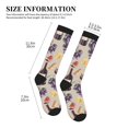 thumbnail image 5 of Bixox Glasses Of Red Wine Print Compression Socks,Compression Socks Women & Men Circulation for Medical,Running,Athletic, 5 of 7