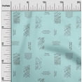 thumbnail image 2 of oneOone Viscose Jersey Light Blue Fabric Abstracts Diy Clothing Quilting Fabric Print Fabric By Yard 60 Inch Wide, 2 of 7