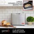 thumbnail image 2 of Gemelli 2LB Artisan Bread Maker, Stainless Steel w/ Digital Display, 2 of 6