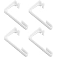 thumbnail image 1 of NOOTO 4 Pack White RV Curtains Holder for Camper Windows Side Curtain Hold RV Curtain Track Clips, 1 of 8