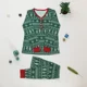 thumbnail image 5 of Conjunto de pijamas a juego para mamá, papá y niños para Navidad 2024, traje de 2 piezas con estampado integral, mameluco para bebé, ropa de dormir suave, conjuntos de apariencia familiar, 5 of 5