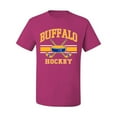 thumbnail image 2 of Wild Bobby City of Buffalo Hockey Fantasy Fan Sports Men's T-Shirt, Fuschia, XX-Large, 2 of 5
