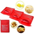 thumbnail image 1 of Cuisson 4 Pcs Sacs à Pommes de Terre pour Micro-Ondes Sac de Cuisson Réutilisable pour Cuiseur de Pommes de Terre, 1 of 8