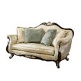 thumbnail image 3 of Luxury living room solid wood sofa European villa high-grade fabric combination classical French sofa customization My Lux Decor Round, 3 of 5