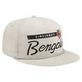 thumbnail image 3 of Men's New Era Gray Cincinnati Bengals Cord Rope Corduroy 9FIFTY Snapback Hat, 3 of 5