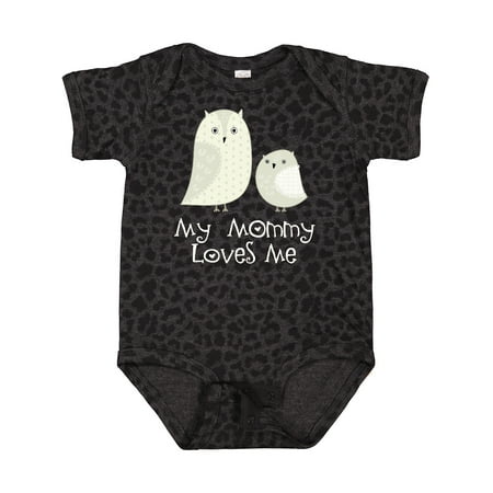

Inktastic My Mommy Loves Me Owl Gift Baby Boy or Baby Girl Bodysuit