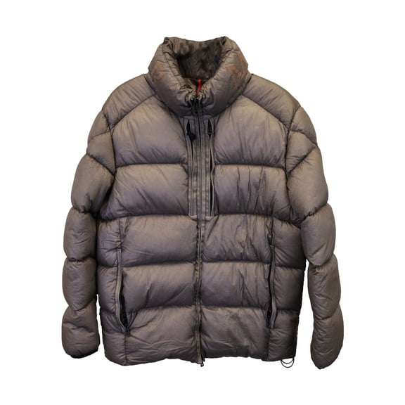 Pre-Owned Moncler Cevenne Quilted Down Jacket in Gray Polyamide