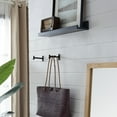 thumbnail image 4 of Danya B. Black Industrial Decorative Cast Iron Nail Head Wall Hooks (Set of 6), 4 of 4