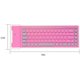thumbnail image 3 of Mini pequeño teclado Bluetooth, silicona silenciosa portátil plegable, 3 of 5