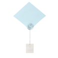 thumbnail image 2 of Luzkey 6xTranslucent Cube base card memo photo clips holder music notation wire clip, 2 of 6