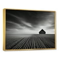 thumbnail image 2 of Designart "Country Charm Of The Black And White Barn" Barn Floater Framed Canvas Prints, 2 of 5