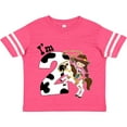 thumbnail image 3 of Inktastic I'm Two-cowgirl Riding Horse Birthday Girls Toddler T-Shirt, 3 of 5