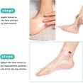 thumbnail image 4 of 100 Uds. Calcetines desechables de plástico para pedicura, cera de parafina, calcetines para baño de pies, transparentes, 4 of 4