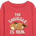 thumbnail image 2 of Pokémon - The Snuggle Eevee - Women's Lightweight French Terry Pullover, 2 of 5