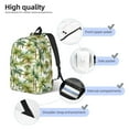 thumbnail image 3 of Easygdp Green Hawaii Palms Mochila de Lona Resistente para Laptop, Compatible con Laptops de 15 a 17 pulgadas, Ideal para Escuela, Trabajo y Viajes-Medium, 3 of 5