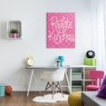 thumbnail image 2 of Radiate Kindness Pink Checkered Inspirational Graphic Art Gallery Wrapped Canvas Print Wall Art, 2 of 7