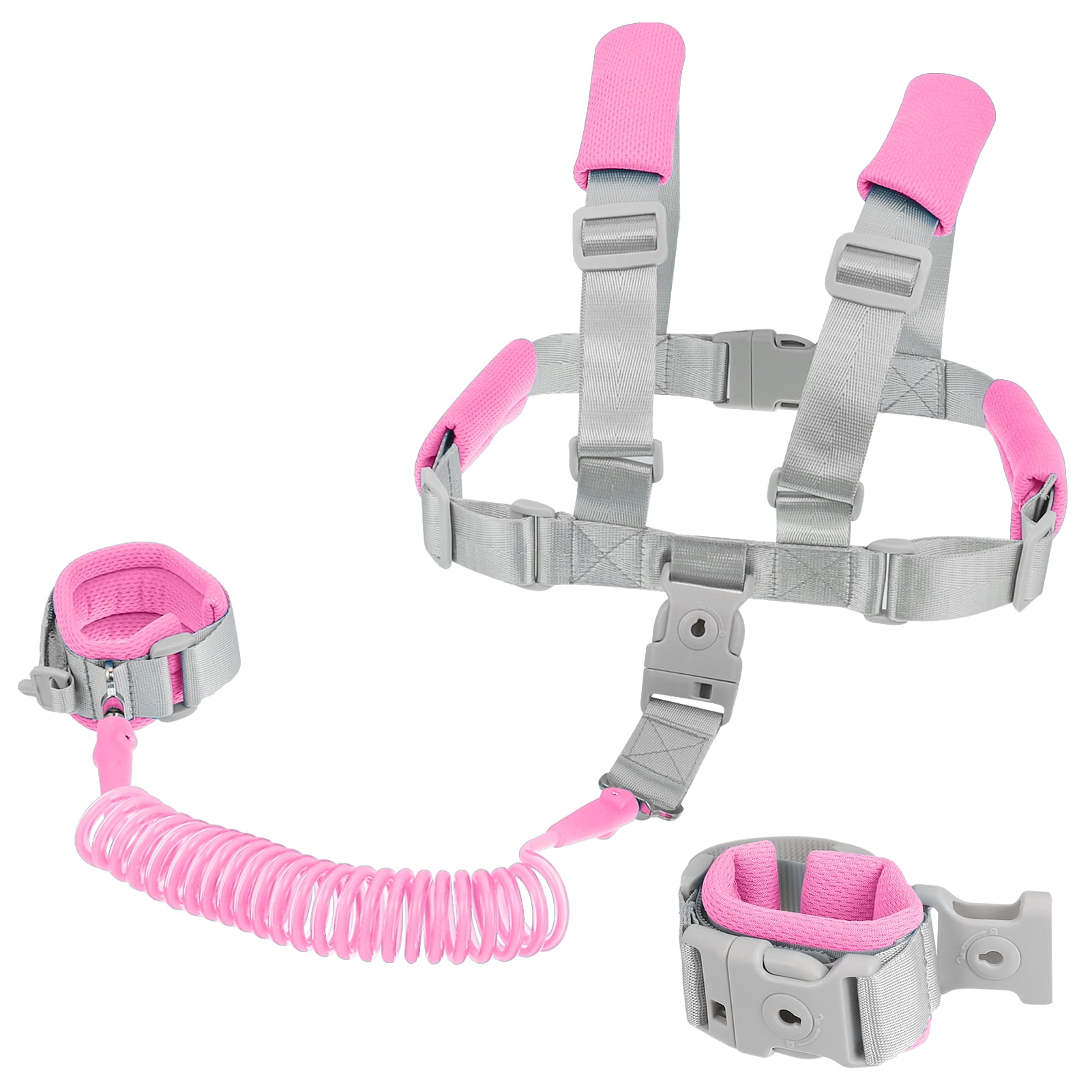Hooyyene Anti-Lost Wrist Link For Toddlers - 8.2ft Safety Leash, Blue, For Travel & Crowded Places