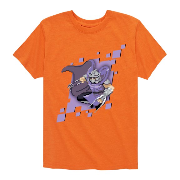 Teenage Muntant Ninja Turtles - Shredder Pixels - Toddler And Youth Short Sleeve Graphic T-Shirt