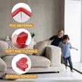 thumbnail image 3 of Uxcell Protecteurs d'Angle 24 Pcs Protecteurs d'Angle de Table Garde d'Angle de Meuble et Pare-Chocs de Bords (en Forme de Cœur, Rouge), 3 of 6