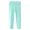 Light Blue, variant on Duqingm Girls Legging Cotton Ankle Length Kids & Toddler Pants Variety of Colors 2-7 Years (Light Blue,4 Years)