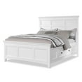thumbnail image 2 of FOA Ender 5pc White Wood Bedroom Set - King + 2 Nightstands + Dresser + Mirror, 2 of 9