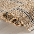 thumbnail image 5 of Rugs USA Oscar Plaid Jute Area Rug, 4' x 6', Oscar Natural, 5 of 8
