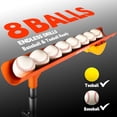 thumbnail image 2 of Baseball Auto Soft Toss Trainer with Rebound Net - Adjustable Height (52"-72"), 8-Ball Capacity, 6/8/10s Auto-Drop, Includes Carry Bag - For Baseball & Softball Training, 2 of 5
