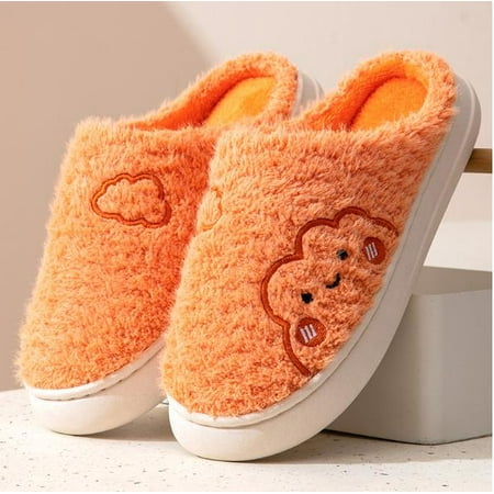 

shuwee womens Clouds Slippers Winter Fuzzy Slippers Indoor Outdoor Slip Memory Foam House Slippers