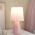 thumbnail image 1 of E27 Bedside Lamp, Fabric Shade, Desk Lamp, Ceramic Table Lamp, Bedside Lamp, Modern Table Lamp, Bedroom Lamp for Bedroom or Hotel, 1 of 5