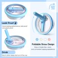 thumbnail image 2 of 2 PCS 30 oz Spill Proof Tumbler Flip Straw Lid for Stanley Cup, 2 of 5