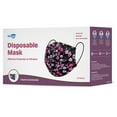 Disposable Face Masks 3Ply Individually Wrapped , 50ct Flowers