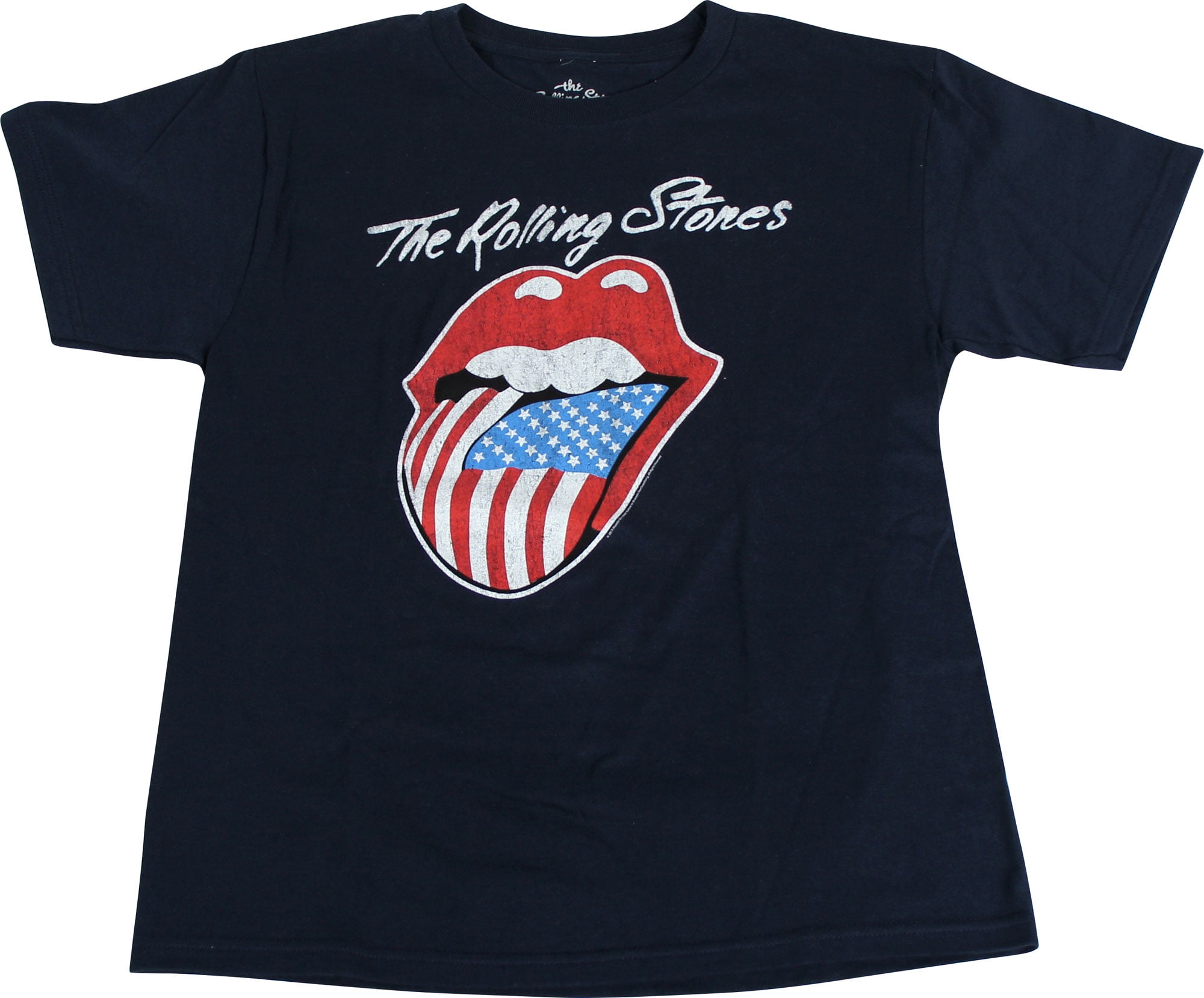rolling stones flag tongue tee