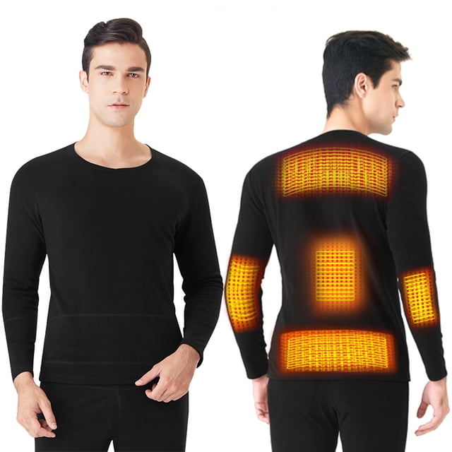 Camisa calefactable Lavable con carga USB Camisa con calefacción eléctrica térmica Camisa deportiva Abanopi Camisa calefactada