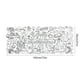 thumbnail image 3 of Póster Gigante para Colorear de Acción de Gracias para Niños, Decoración Otoñal de Pavo y Calabaza, Mantel Impermeable | Material de Papel Multicolor, 182 X 78 X 0,1 Cm - 160 G, 3 of 6