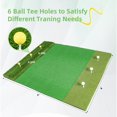 thumbnail image 3 of Alfombrilla de golf G2 GO2GETHER para interiores y exteriores de 1,5 x 1,2 m con 3 céspedes, 3 of 8